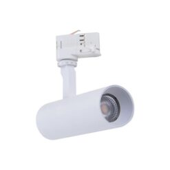 Thor Three Circuit Dimmable LED Track Spotlight, 25W, 4000K, White