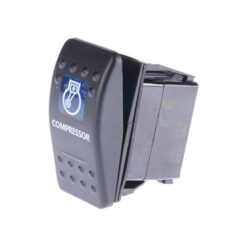 Thunder 12/24V Blue LED Rocker Switch; Compressor