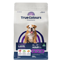 True Colours Lamb And Brown Rice Adult Dry Dog Food 20 Kg