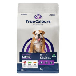 True Colours Lamb And Brown Rice Adult Dry Dog Food 3 Kg