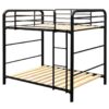 Tubeco D-Deka MKII Australian Made Metal Bunk Bed, Single, Matt Black