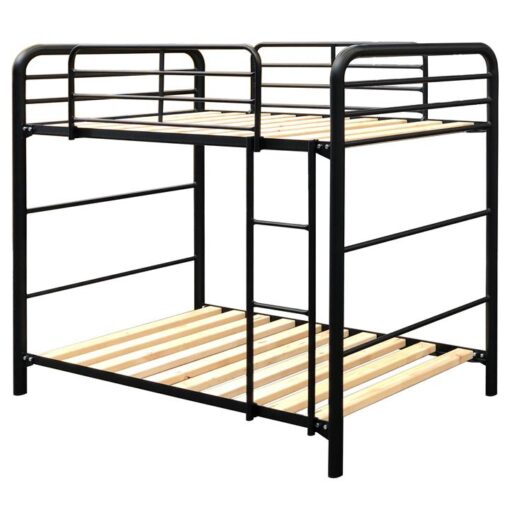 Tubeco D-Deka MKII Australian Made Metal Bunk Bed, Single, Matt Black