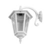 Turin Italian Made IP43 Exterior Down Wall Lantern, Style C, White