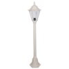 Turin Italian Made IP43 Exterior Post Lantern, Style A, 1 Light, 132cm, Beige