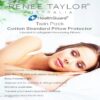 Twin Pack All Cotton Standard Pillow Protector by Renee Taylor