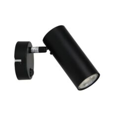 Ultra Switched Metal Wall Light, Black