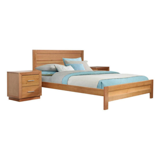 Urban Tasmanian Oak Timber Bed, King Single