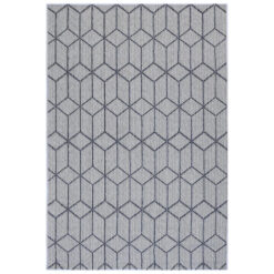 Vanuatu Totori Flatweave Modern Rug, 150x80cm, Charcoal