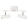 Vector Metal LED Spotlight, 2 Light, White
