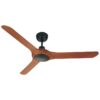 Ventair Spyda Commercial Grade Indoor / Outdoor 3 Blade Ceiling Fan, 140cm/56", Teak