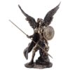 Veronese Cold Cast Bronze Coated Angel Figurine, Raphael
