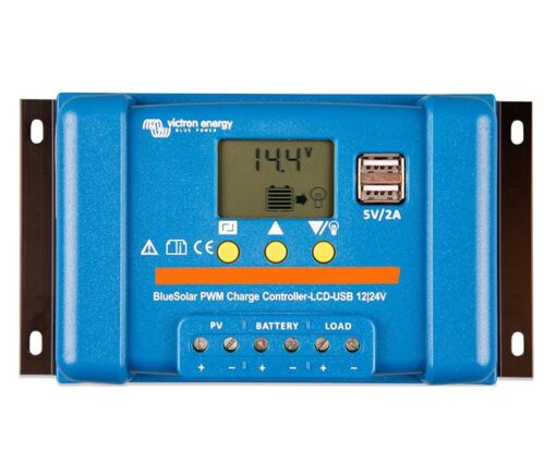 Victron BlueSolar PWM-LCD&USB 12/24V-10A Charge Controller