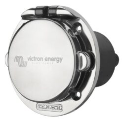 Victron Power Inlet 16A stainless steel with cover