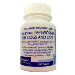 Virbac Tapewormer For Dogs 100 Tablet