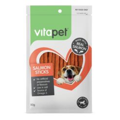 Vitapet Salmon Sticks 80g 1 Pack