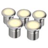 Vivid IP67 LED Deck Light 5 Pack Kit, 3000K