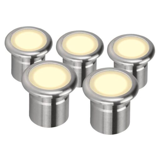 Vivid IP67 LED Deck Light 5 Pack Kit, 3000K