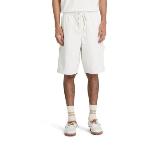 Washed Heavy Twill Carpenter Short Neutrals