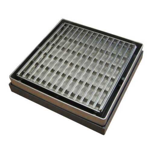 Wedge Wire Centre Floor Waste - Square