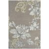 Wedgwood Fabled Floral Hand Tufted Designer Wool Rug, 180x120cm, Grey