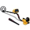 Weisshorn Black & Yellow Metal Detector with Pinpointer & LCD Screen