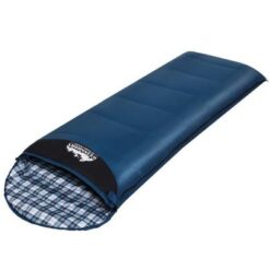 Weisshorn Navy Single Thermal Sleeping Bag for -5°C to 20°C