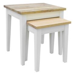 Wenchel Mango Wood 2 Piece Nested Table Set