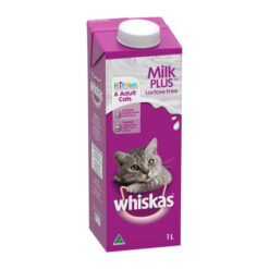 Whiskas Kitten & Adult Cats Milk Plus Lactose Free 1litre 8 Pack