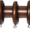 Windsor Timber Curtain Rod Rings 43mm