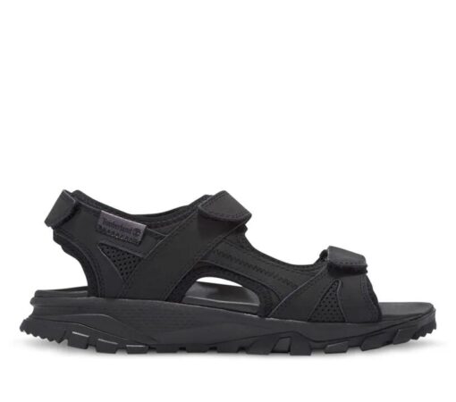 Women's Lincoln Peak 2-Strap Sandal Black 5 US Womens