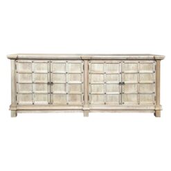 Xuande Reclaimed Elm Timber 4 Door Oriental Sideboard, 200cm