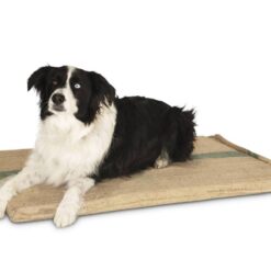 YES4PETS Large Hessian Pet Dog Puppy Bed Mat Pad House Kennel Cushion With Foam
