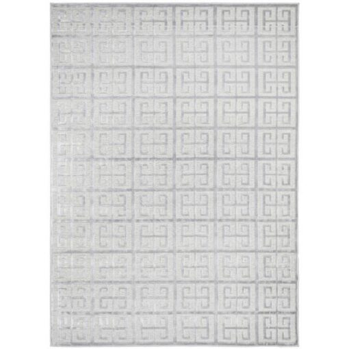 York Brenda Modern Rug, 230x160cm, Silver