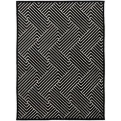 York Cindy Modern Rug, 290x200cm, Black