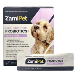 Zamipet High Strength Probiotics + Relax & Calm Oral Powder For Dog 30 Sachets