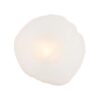 Zecca IP44 Iron & Glass Wall Light, Black / Opal