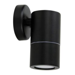 Zeta IP44 Exterior Down Only Wall Light, Black