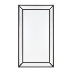 Zeta Wall Mirror, 90cm, Black