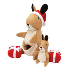 Zippy Paws Holiday Burrow Kangaroo Pouch Dog Toy 1 Pack