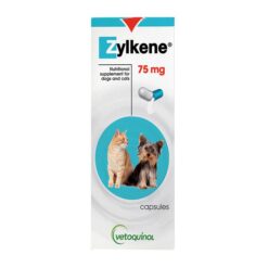 Zylkene Nutritional Supplement For Dogs And Cats 75 Mg 60 Capsules