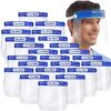 24x Safety Full Face Shield Clear Glasses Anti-Fog Eye Protector Shop Dental