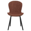 Arla Fabric Dining Chair, Russet / Black