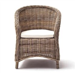 Beaymont Kubu Rattan Armchair, Set of 2