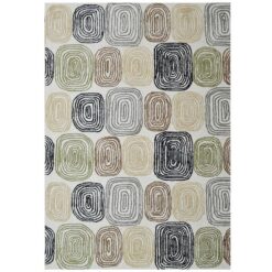 Brook No.6366 Hand Tufted Designer Wool Rug, 230x160cm
