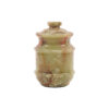 Elysian Marble Cremation Urn, Type B, Small, Green