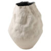 Fluer Porcelain Vase, White