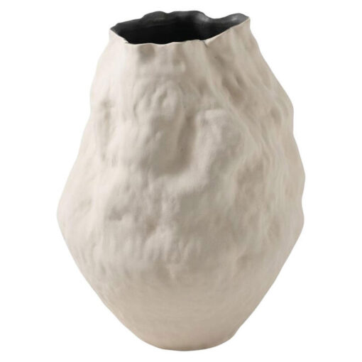 Fluer Porcelain Vase, White