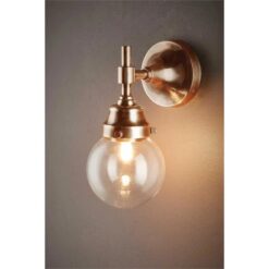 Iceberg IP54 Indoor / Outdoor Wall Light, Antique Brass