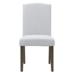 Lethbridge Fabric Dining Chair, Set of 2, Dusk Grey