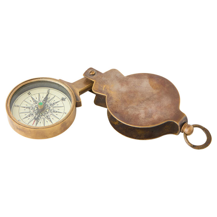 Eloria Brass Folding Compass Paradox Brass Folding Compass